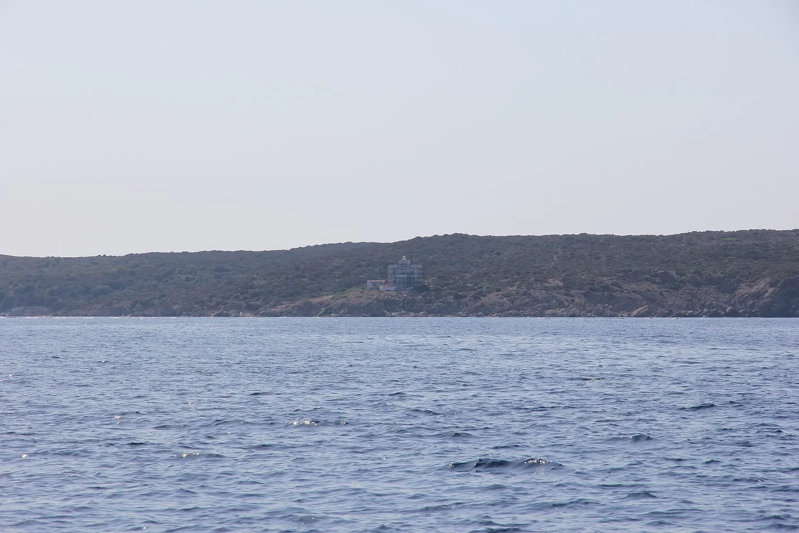 Faro di Punta Filetto sull'isola di Santa Maria